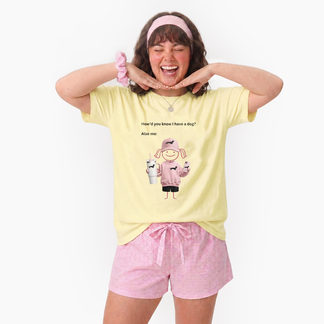 How'd you know I have a dog Also me T Shirts