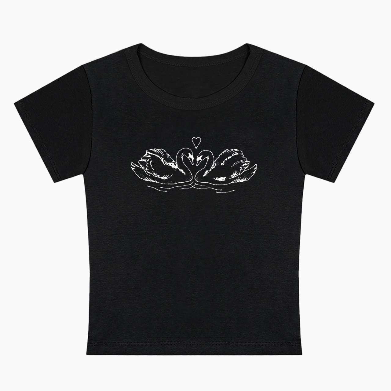 Vintage Swans Baby Tee