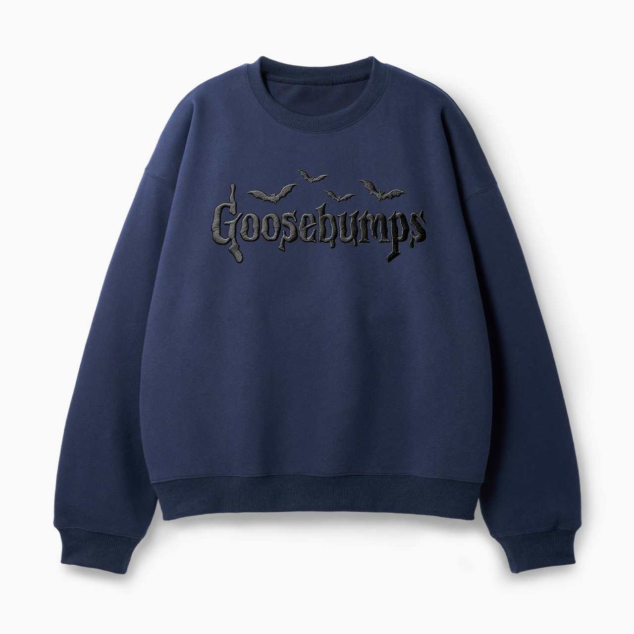 Embroidered Goosebumps Horror Halloween Classic Sweatshirt