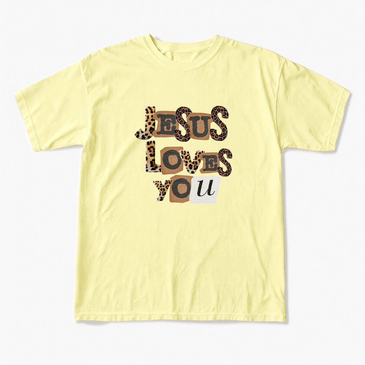 Jesus Loves You Leopard T Shirts