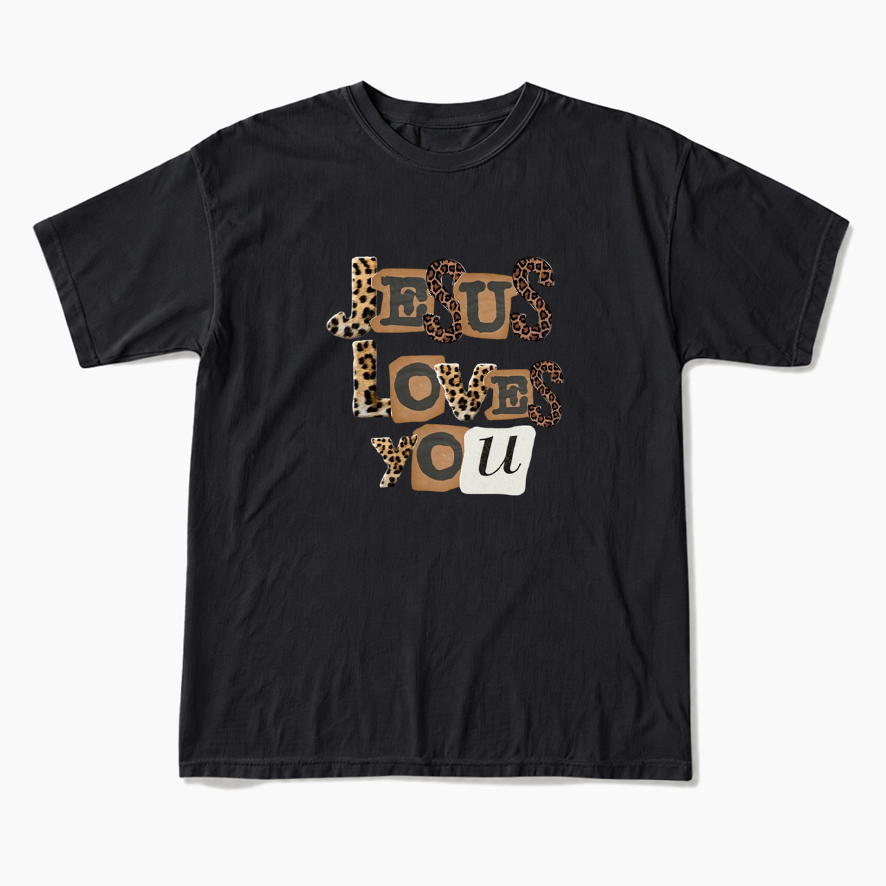Jesus Loves You Leopard T Shirts