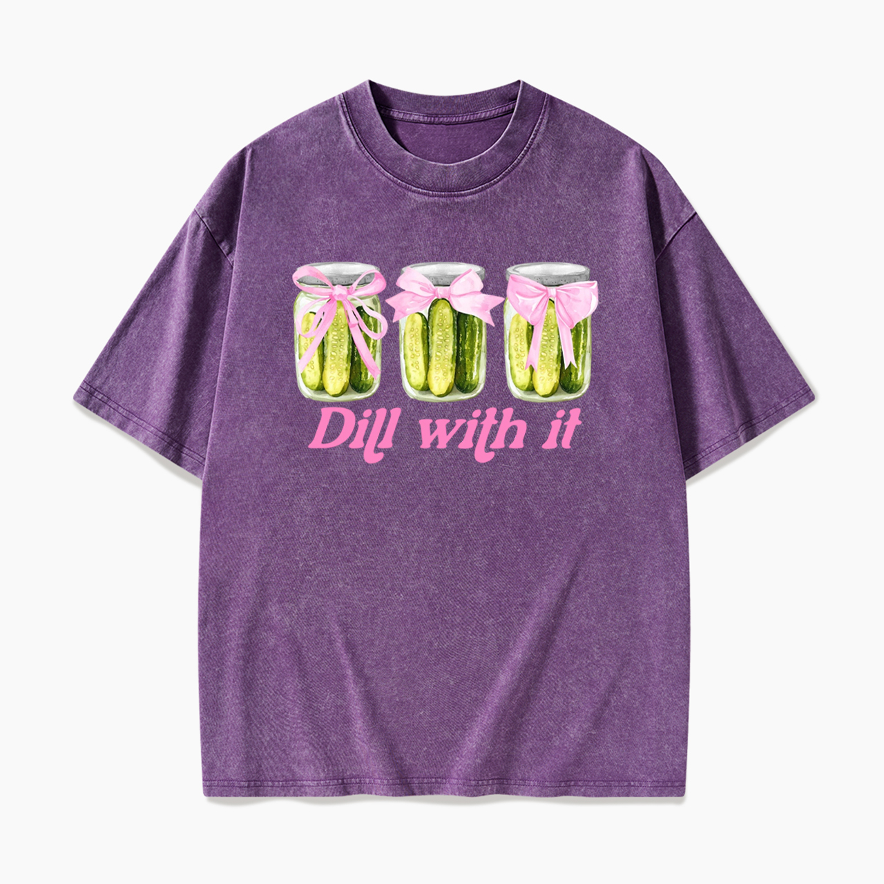 Dill With It Pickle Washed Tees