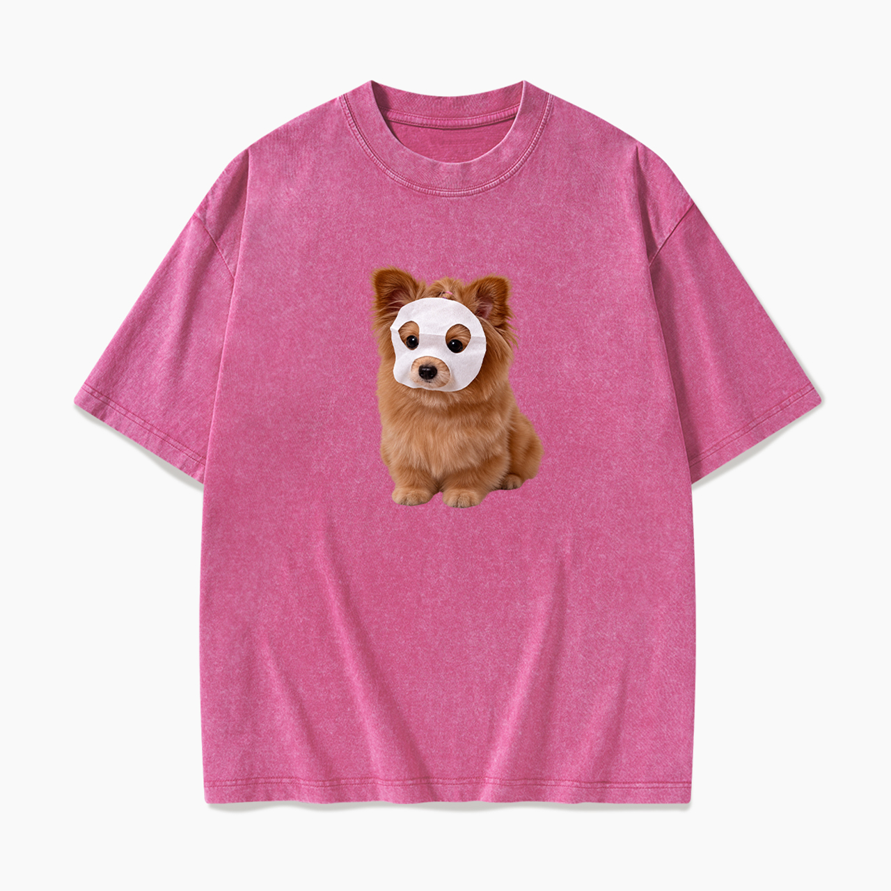 Puppy Mask Washed Tees