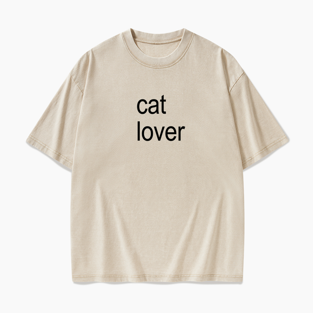 Cat Lover Washed Tees