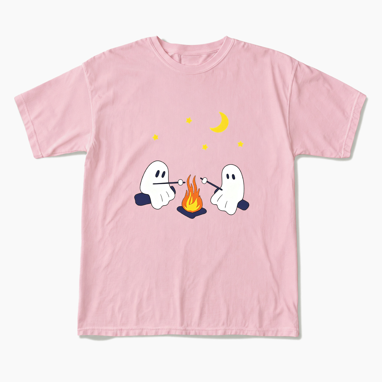 Ghosts Camping Halloween T Shirts