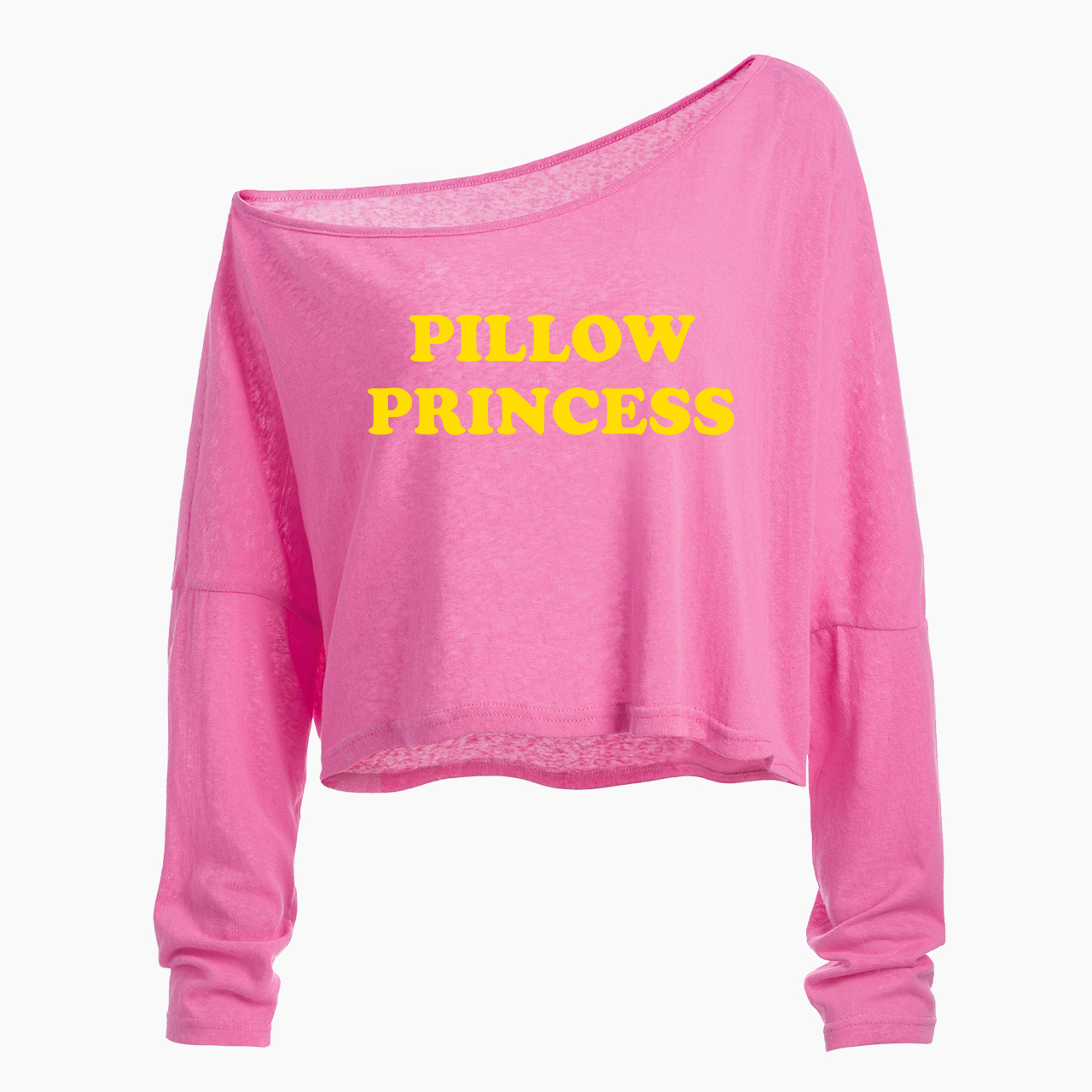 Pillow Princess Off Shoulder Long Sleeve Crop Top