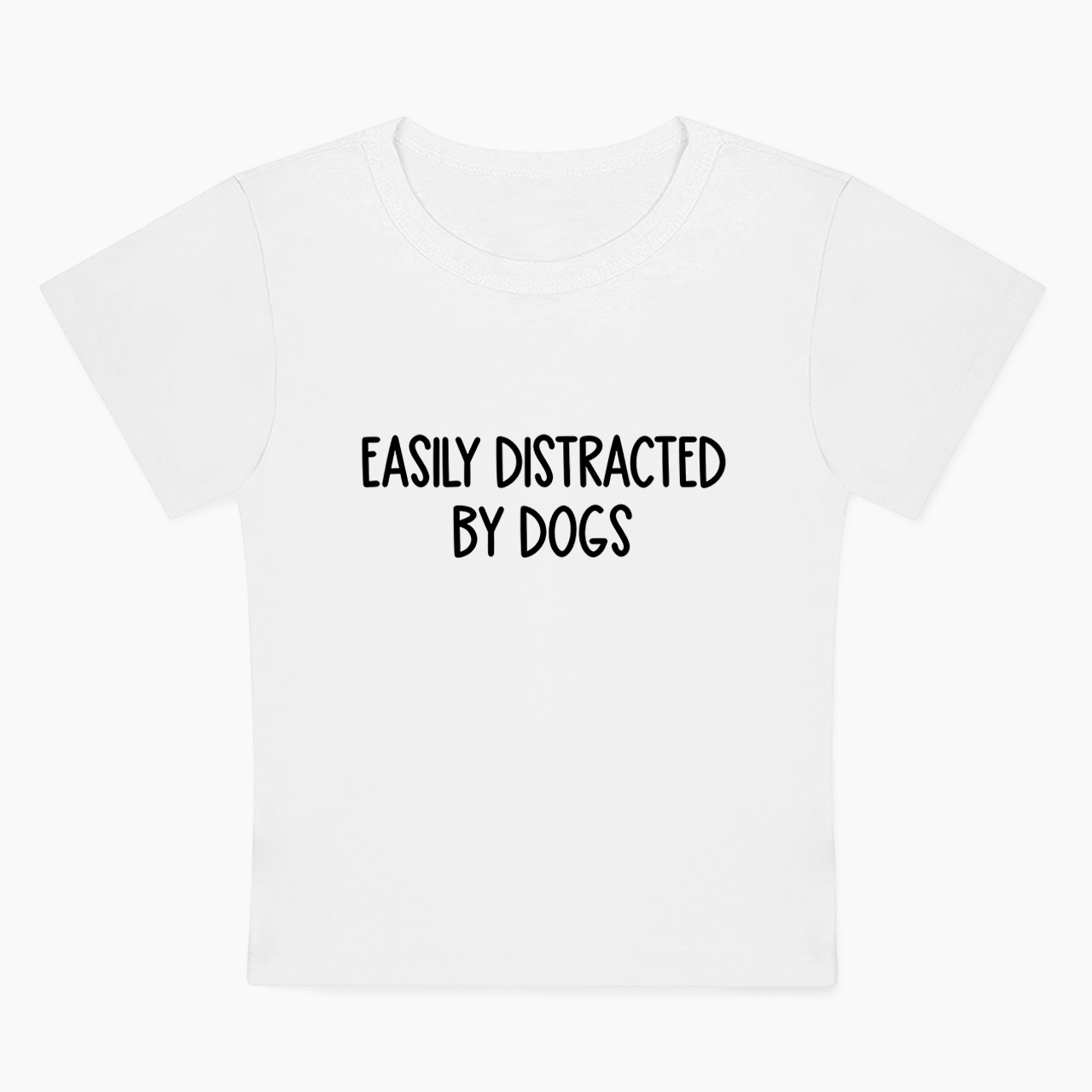 Easily Distracted By Dogs Baby Tee
