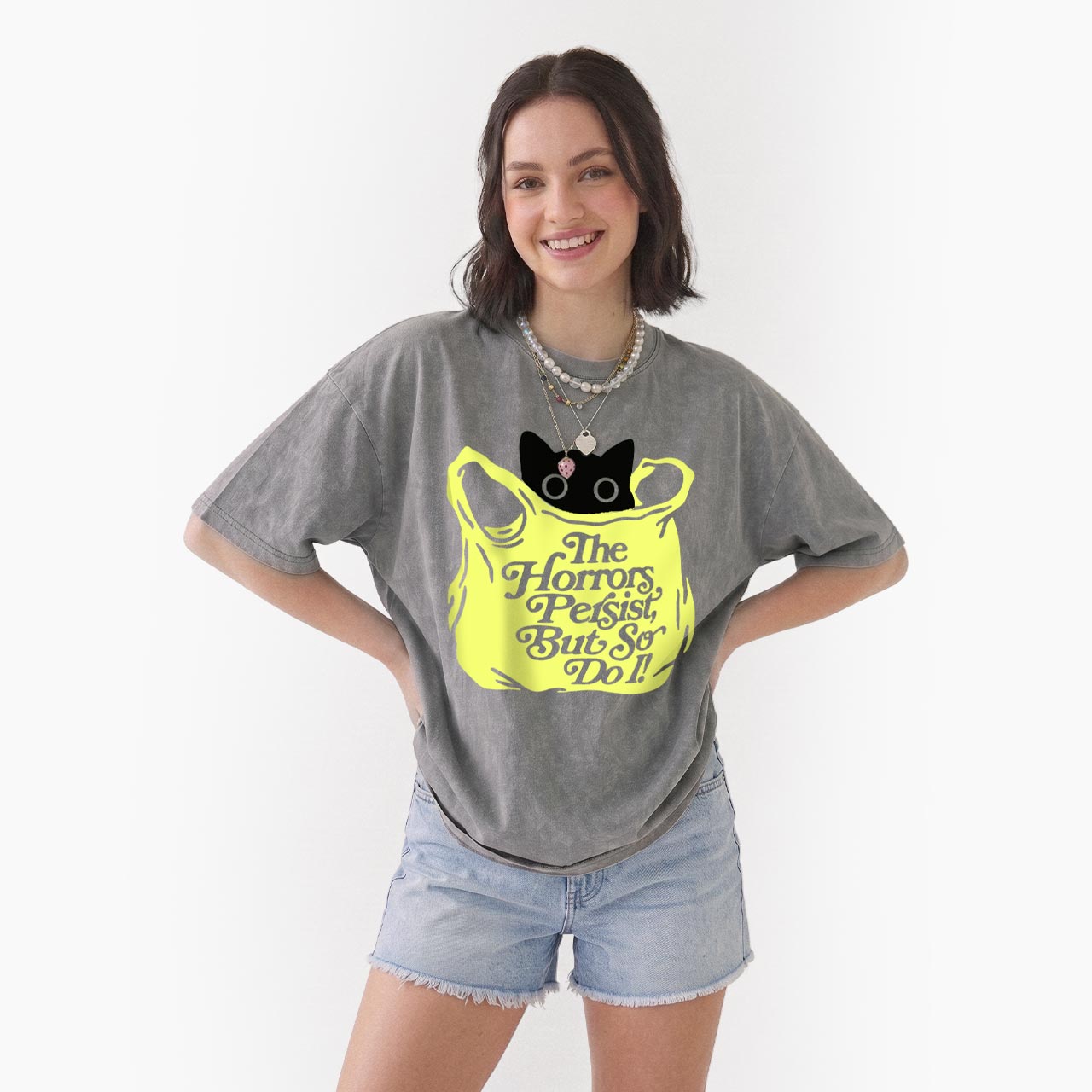 The Horrors Persist But So Do I Washed Tees