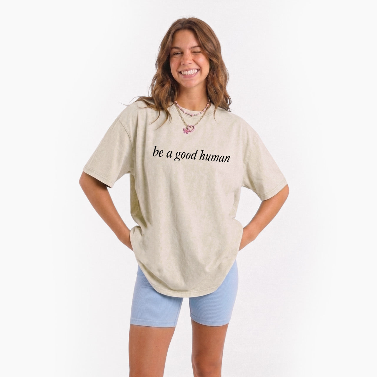 Be a Good Human Washed Tees