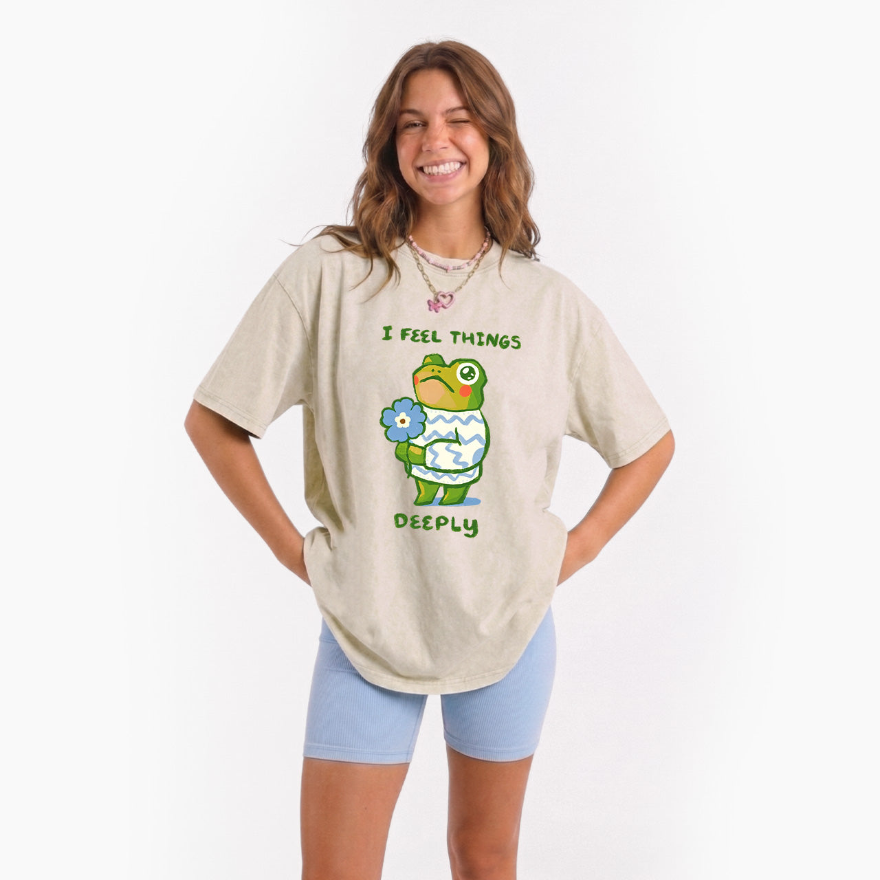 I Feel Things Deeply Washed Tees