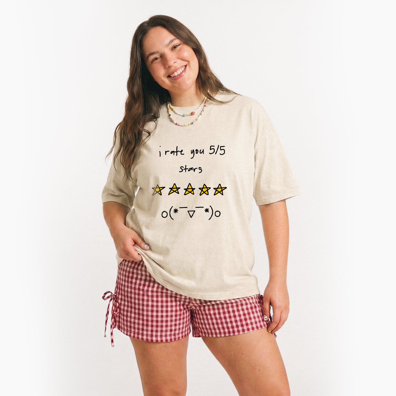 I Rate You 5 of 5 Stars Washed Tees