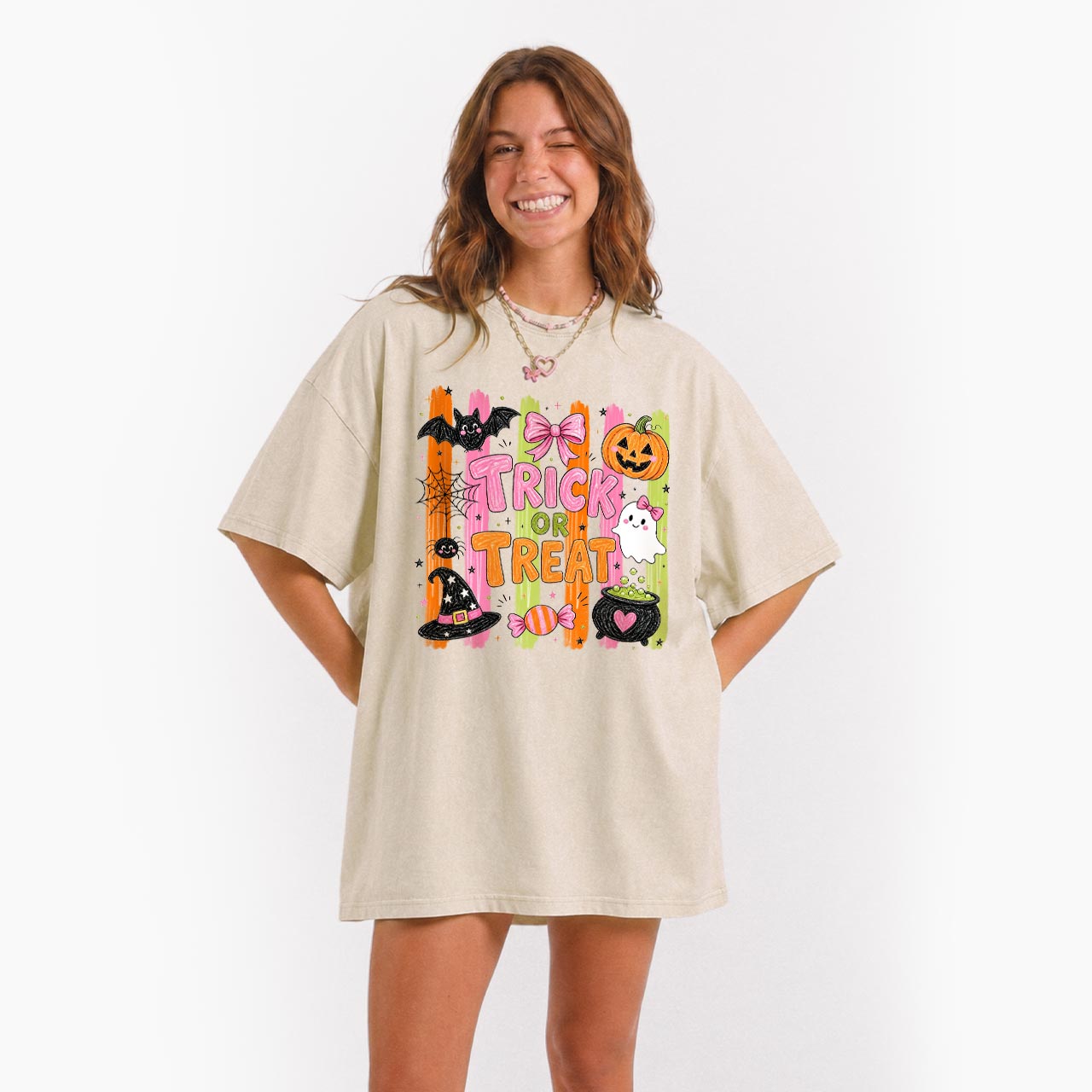 Trick or Treat Washed Tees