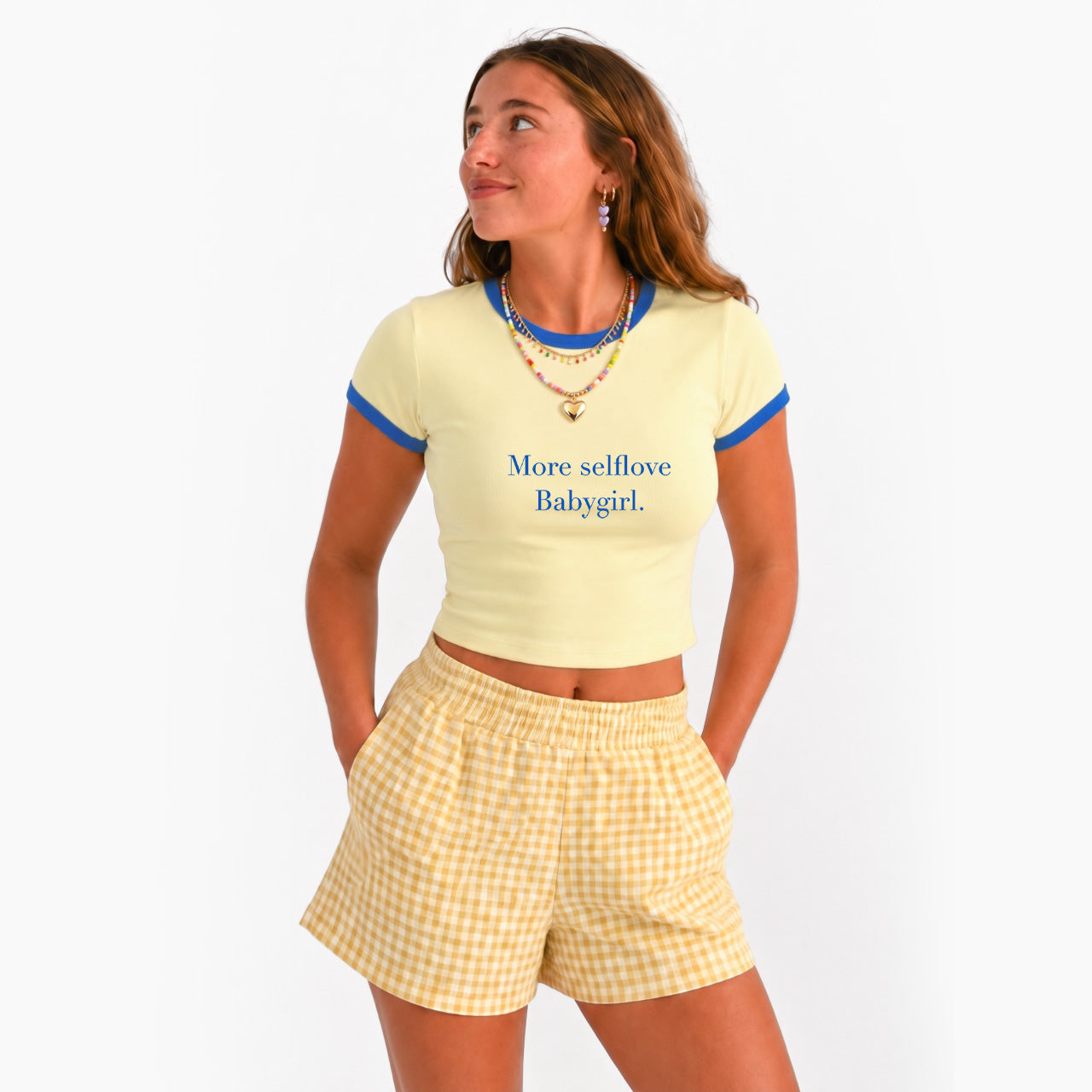 More selflove Babygirl Ringer Tee