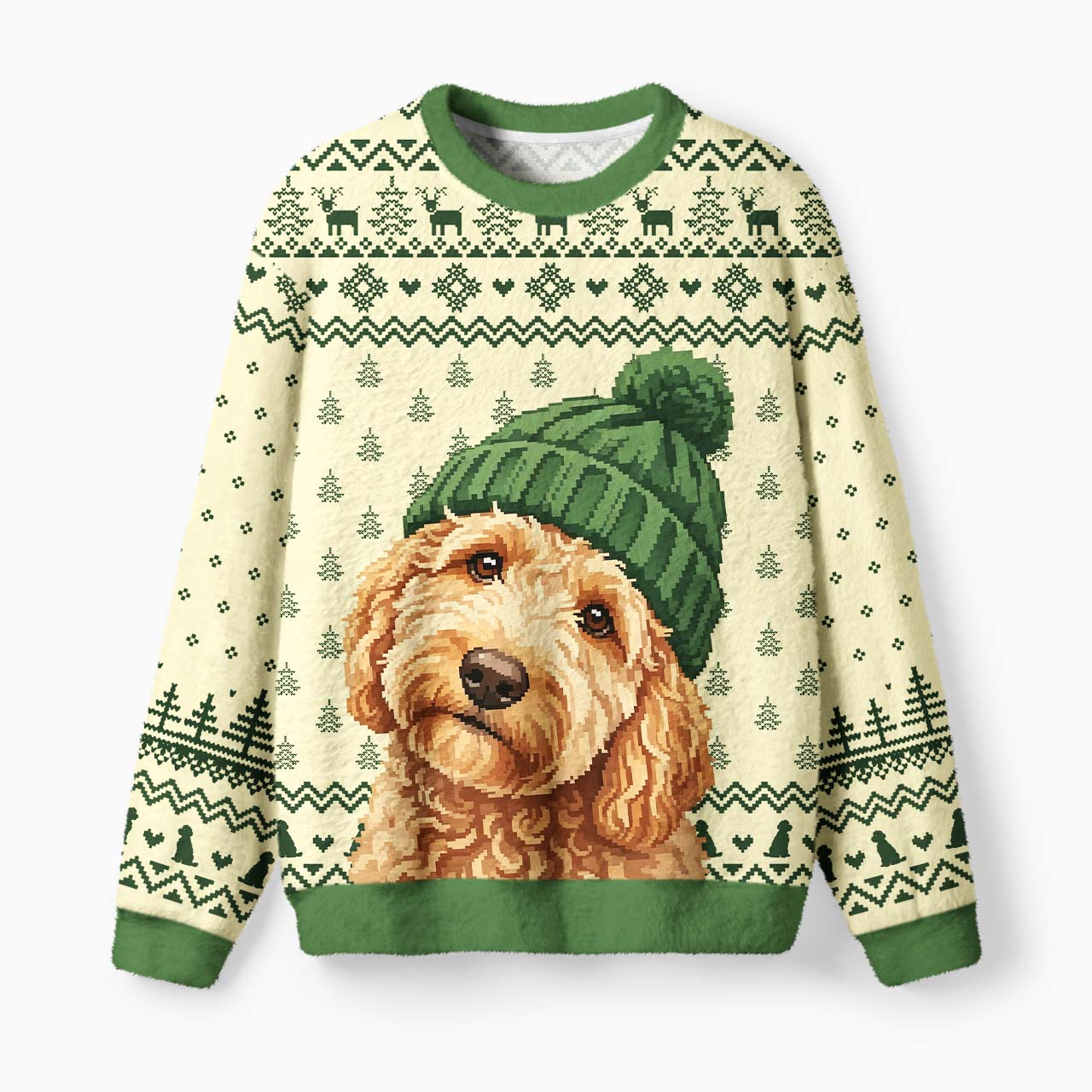 Vintage Retro Goldendoodle Mohair Sweatshirts