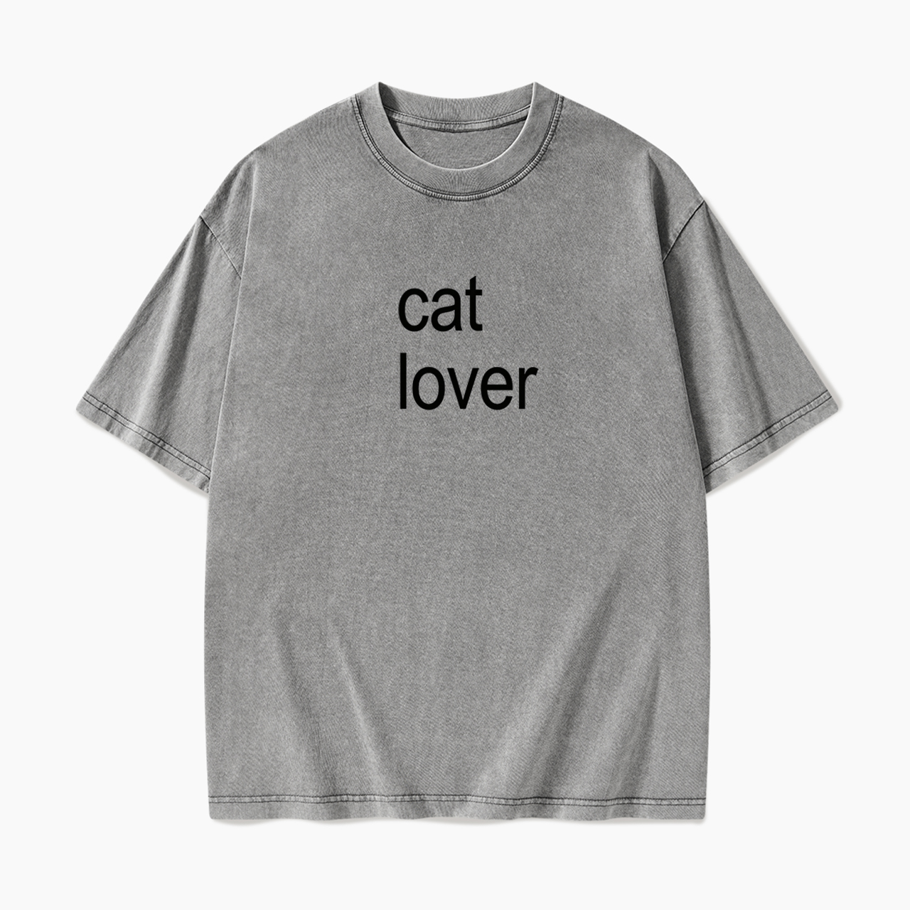 Cat Lover Washed Tees