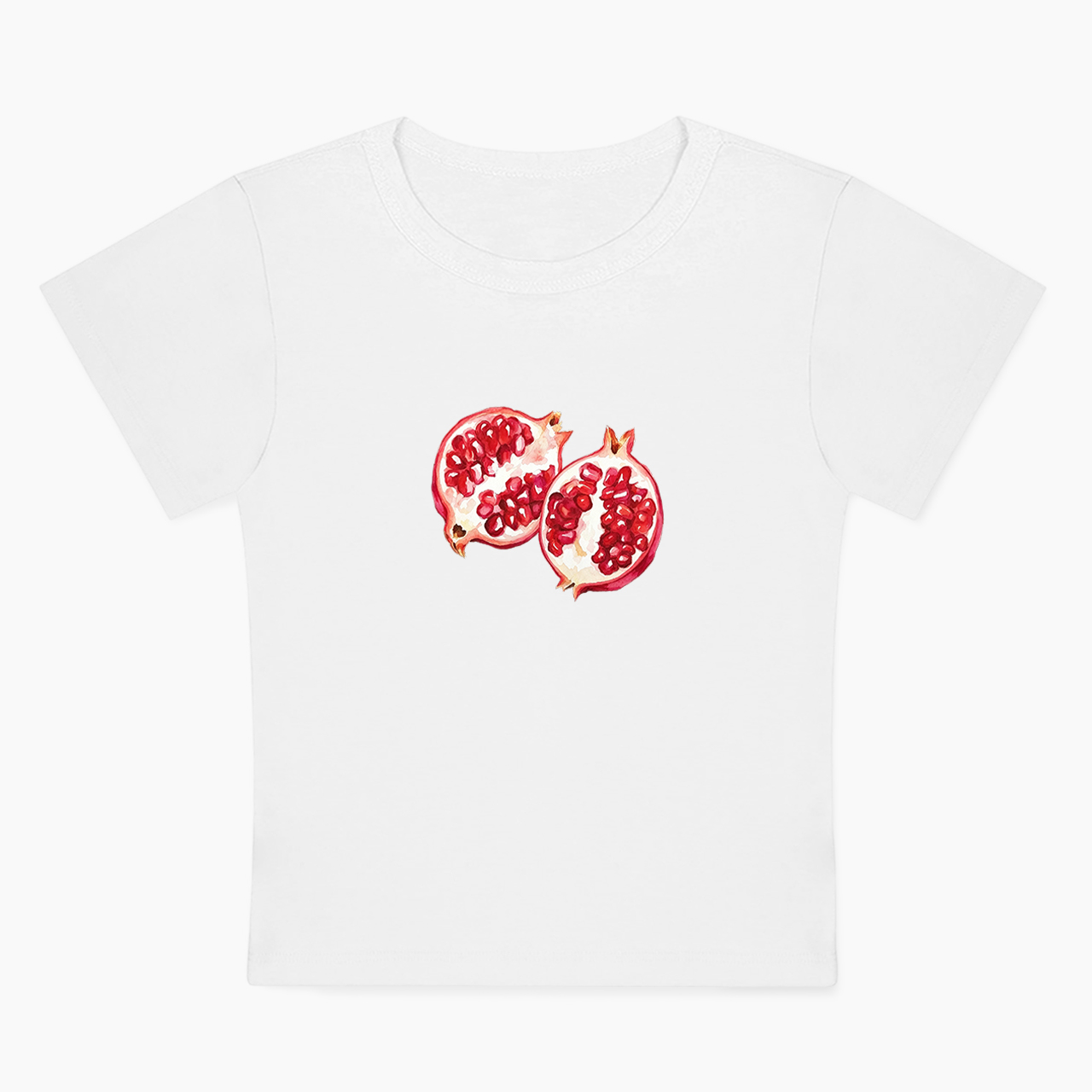 Watercolor Pomegranate Baby Tee