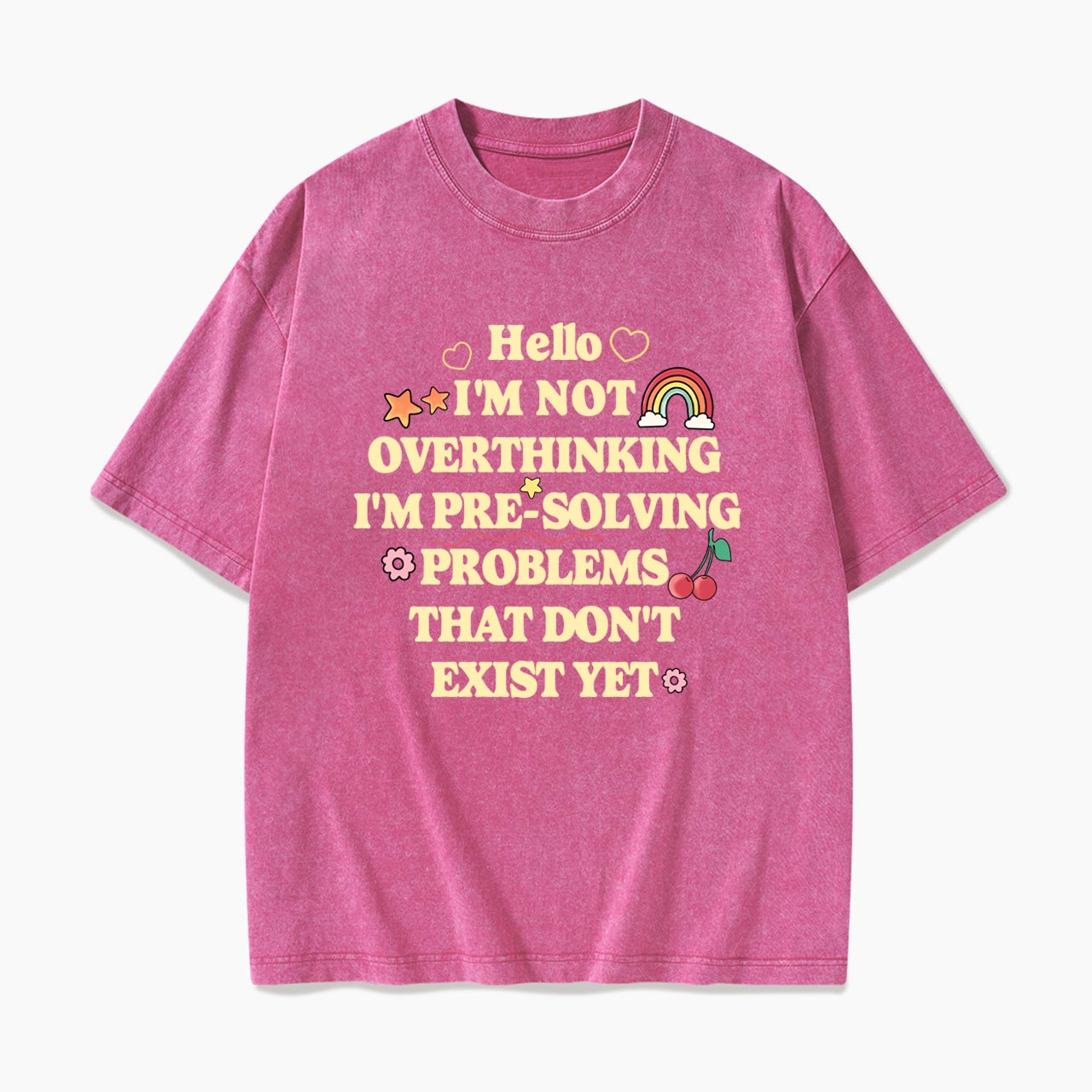 I'm not Overthinking Washed Tees