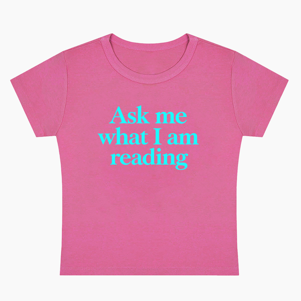 Ask Me What I Am Reading Baby Tee