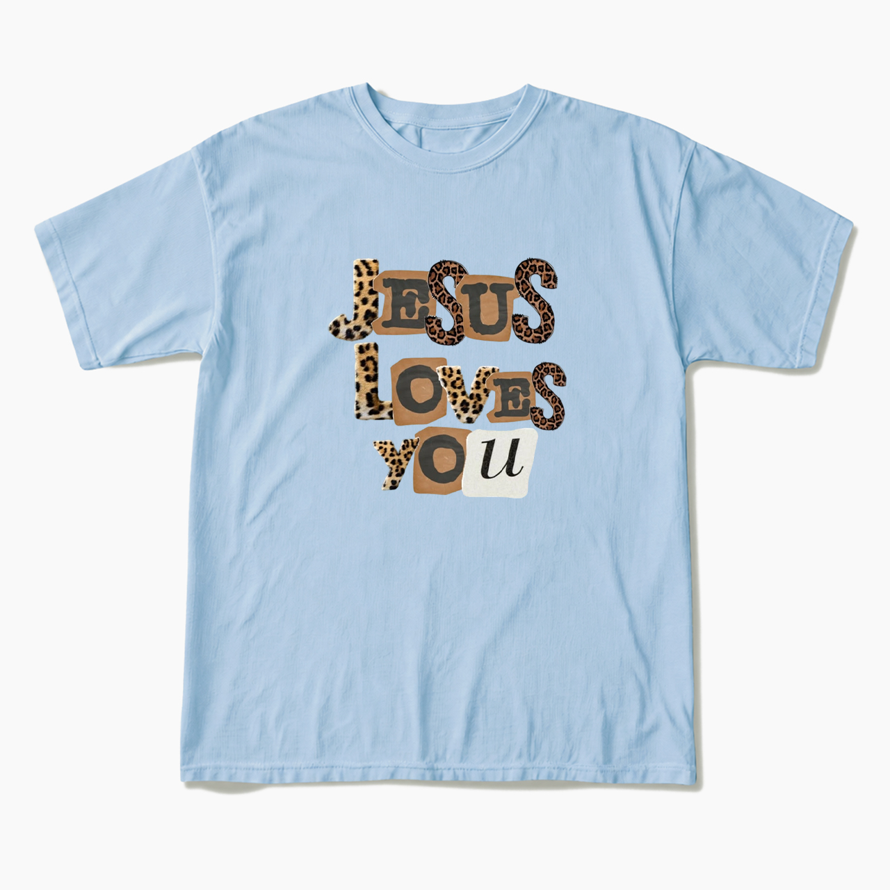 Jesus Loves You Leopard T Shirts
