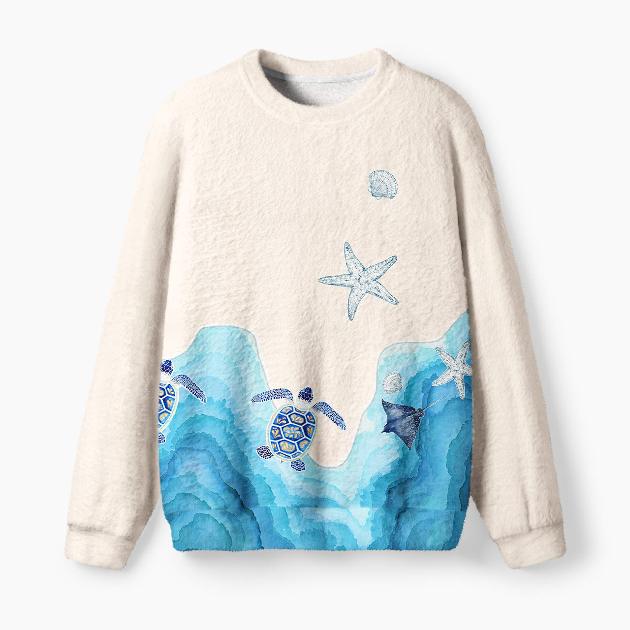Sea Turtle Coastal Mohair Sweatshirts