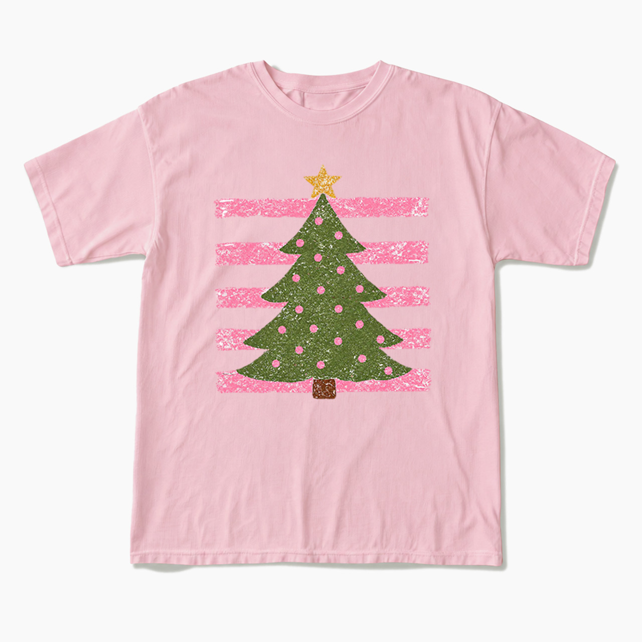 Polkadot Christmas Tree T Shirts