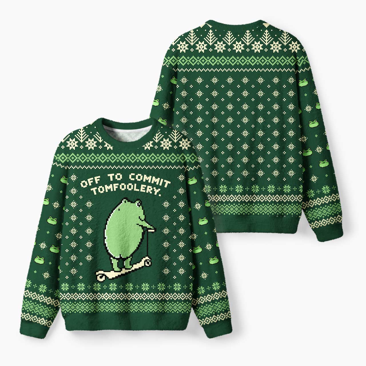 Off To Commit Tomfoolery Mohair Sweatshirts