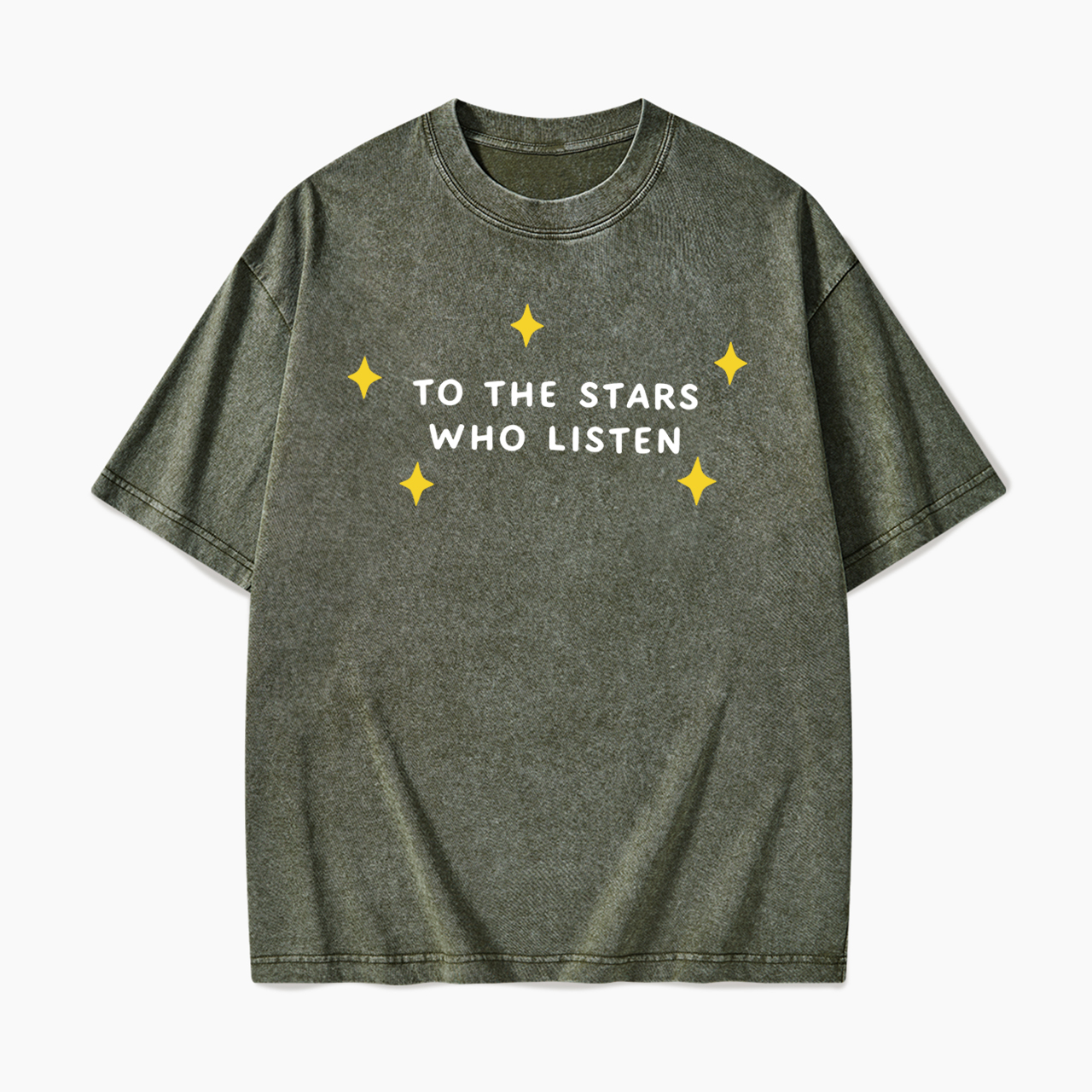 To the Stars Who Listen Washed Tees