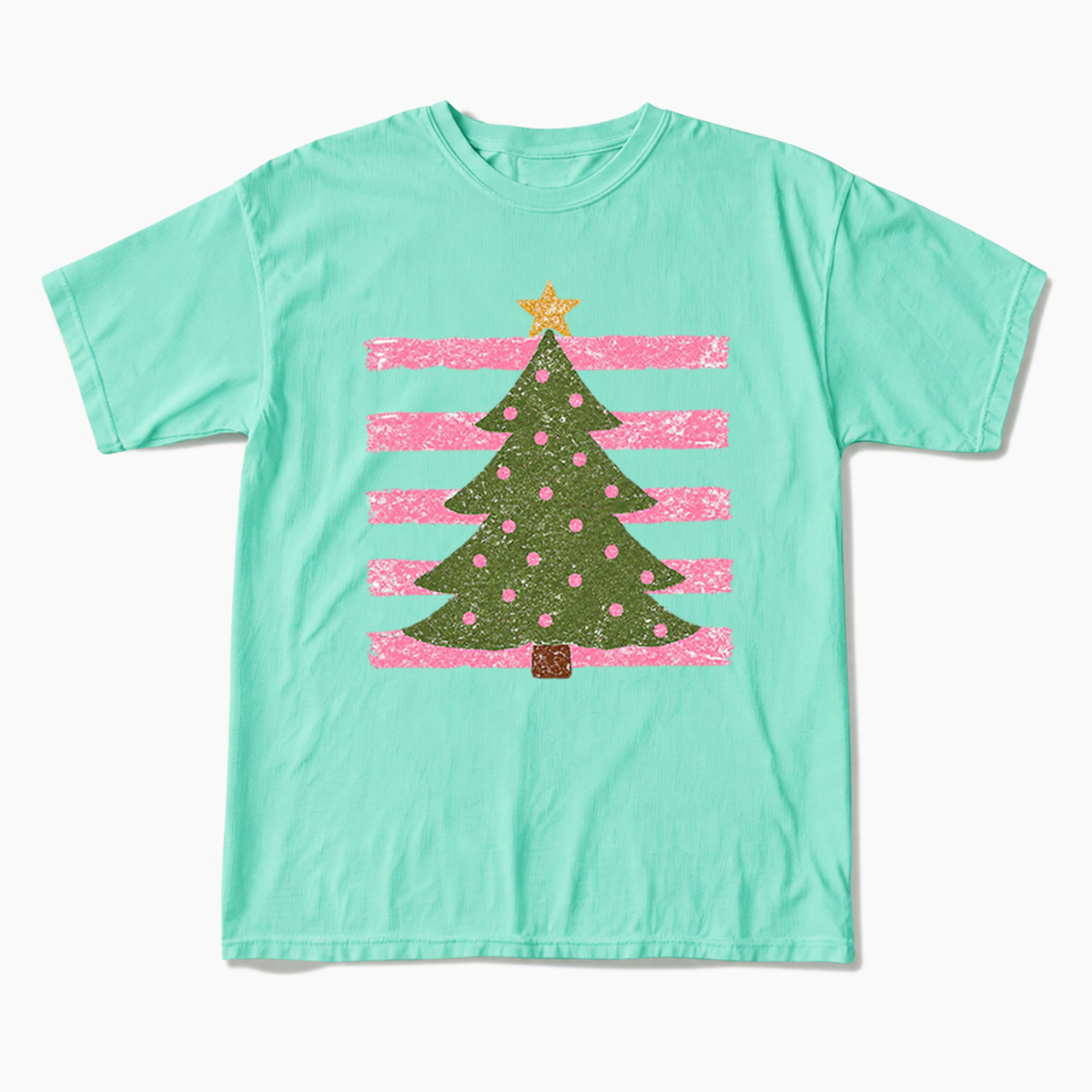 Polkadot Christmas Tree T Shirts