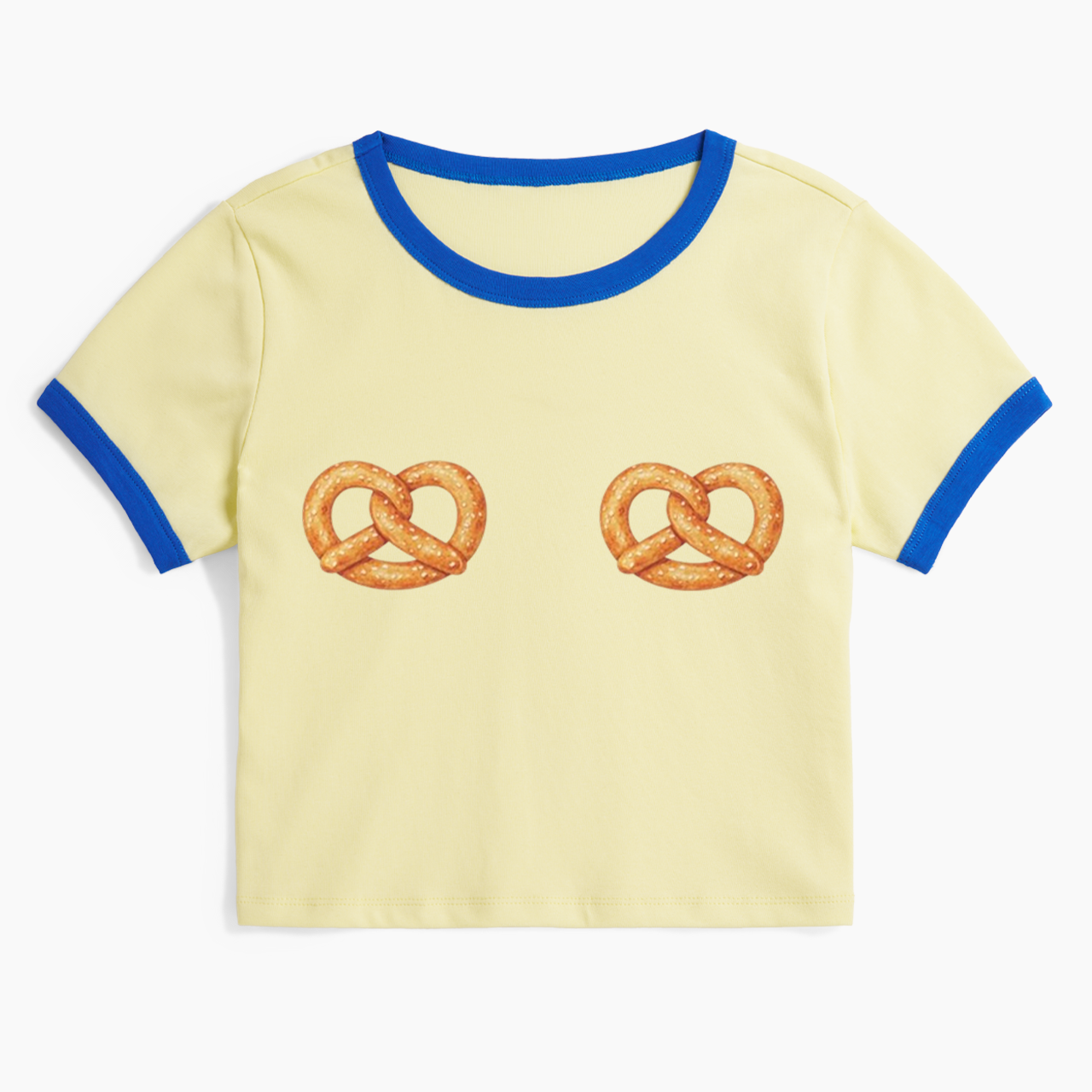 Salty But Sweet Pretzel Ringer Tee