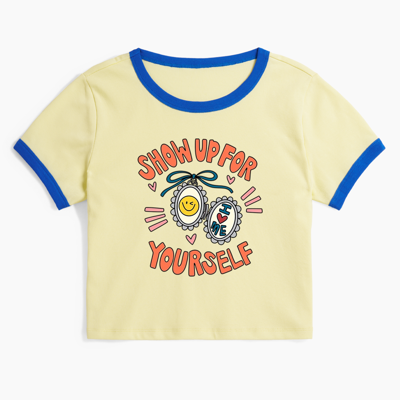 Show Up For Yourself Ringer Tee