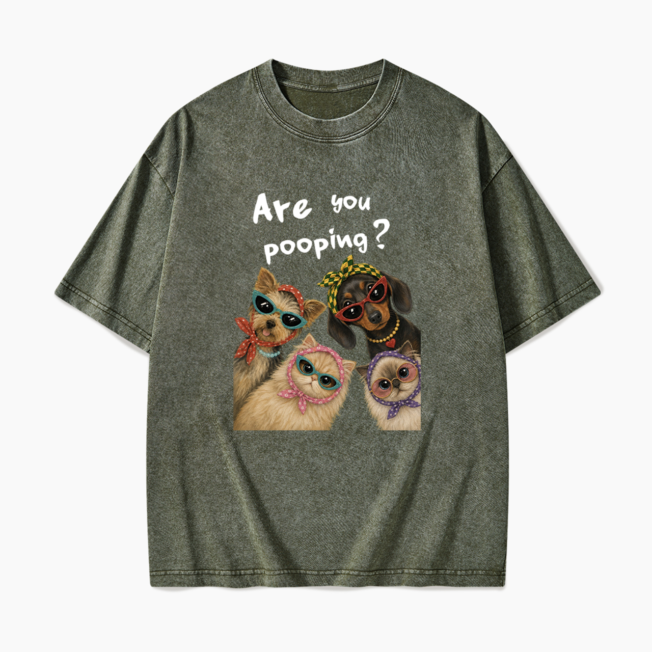 Are You Pooping Washed Tees