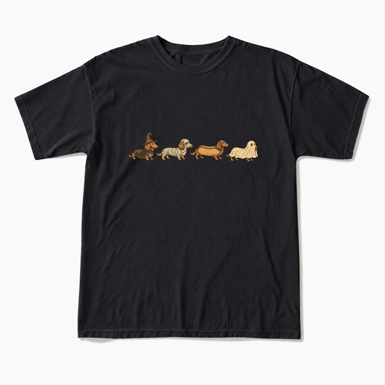 Spooky Dachshund Halloween T Shirts