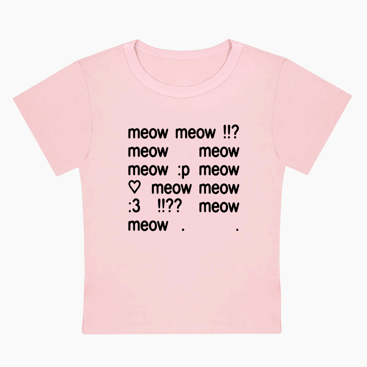 Meow Coquette Kitten Baby Tee