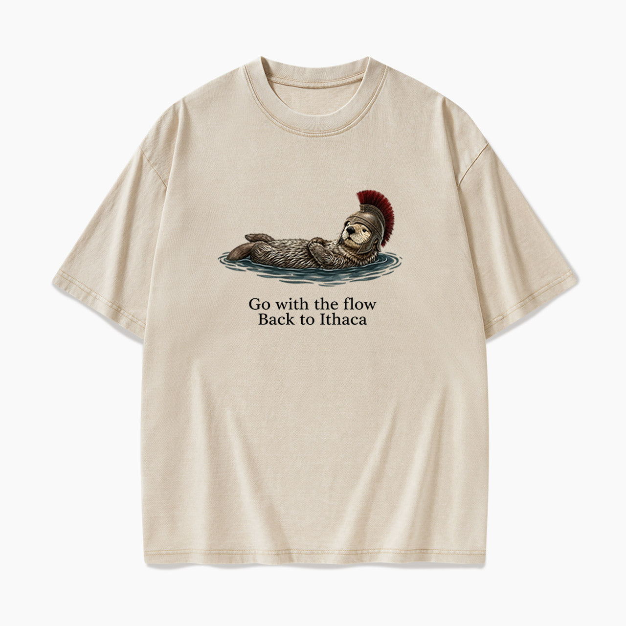 Go With The Flow Back to Ithaca Washed Tees