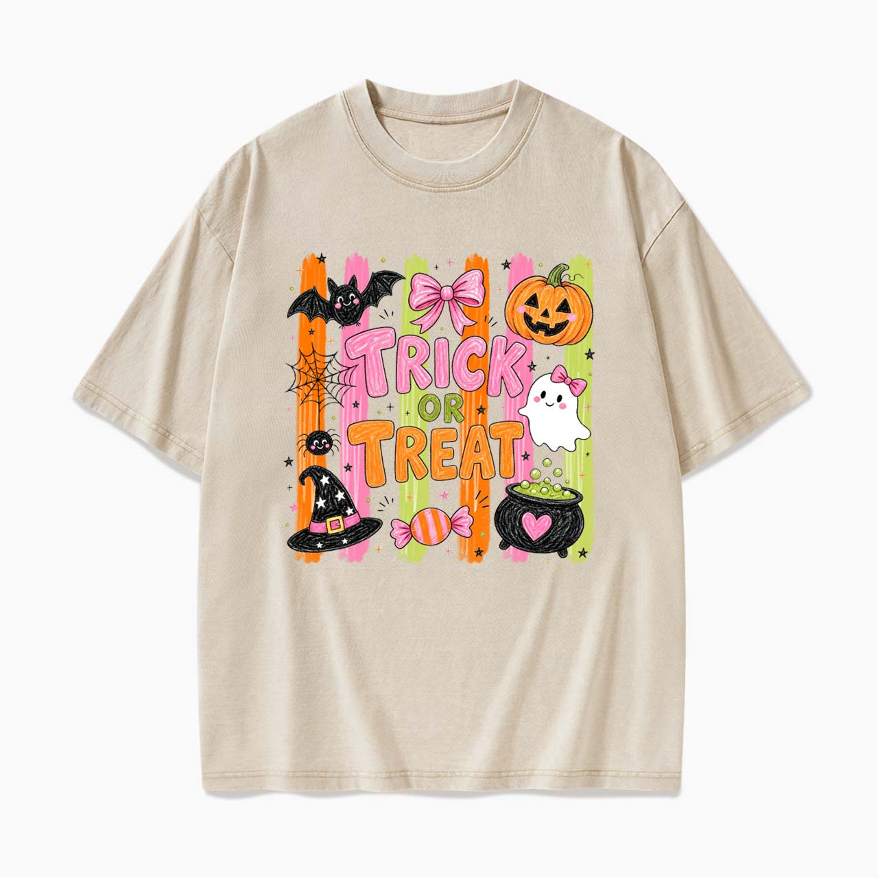 Trick or Treat Washed Tees