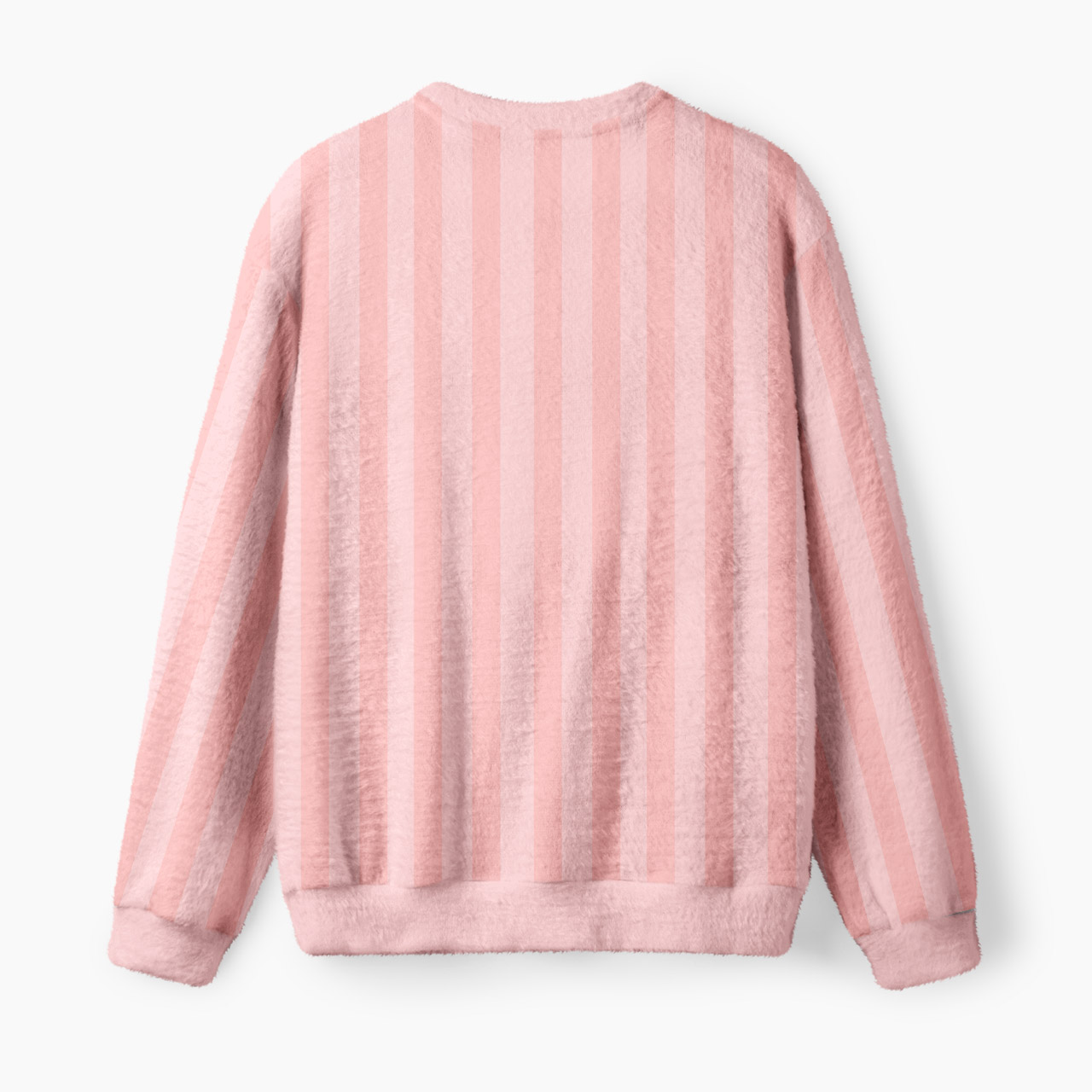 Long Dachshund Pink Striped Mohair Sweatshirts