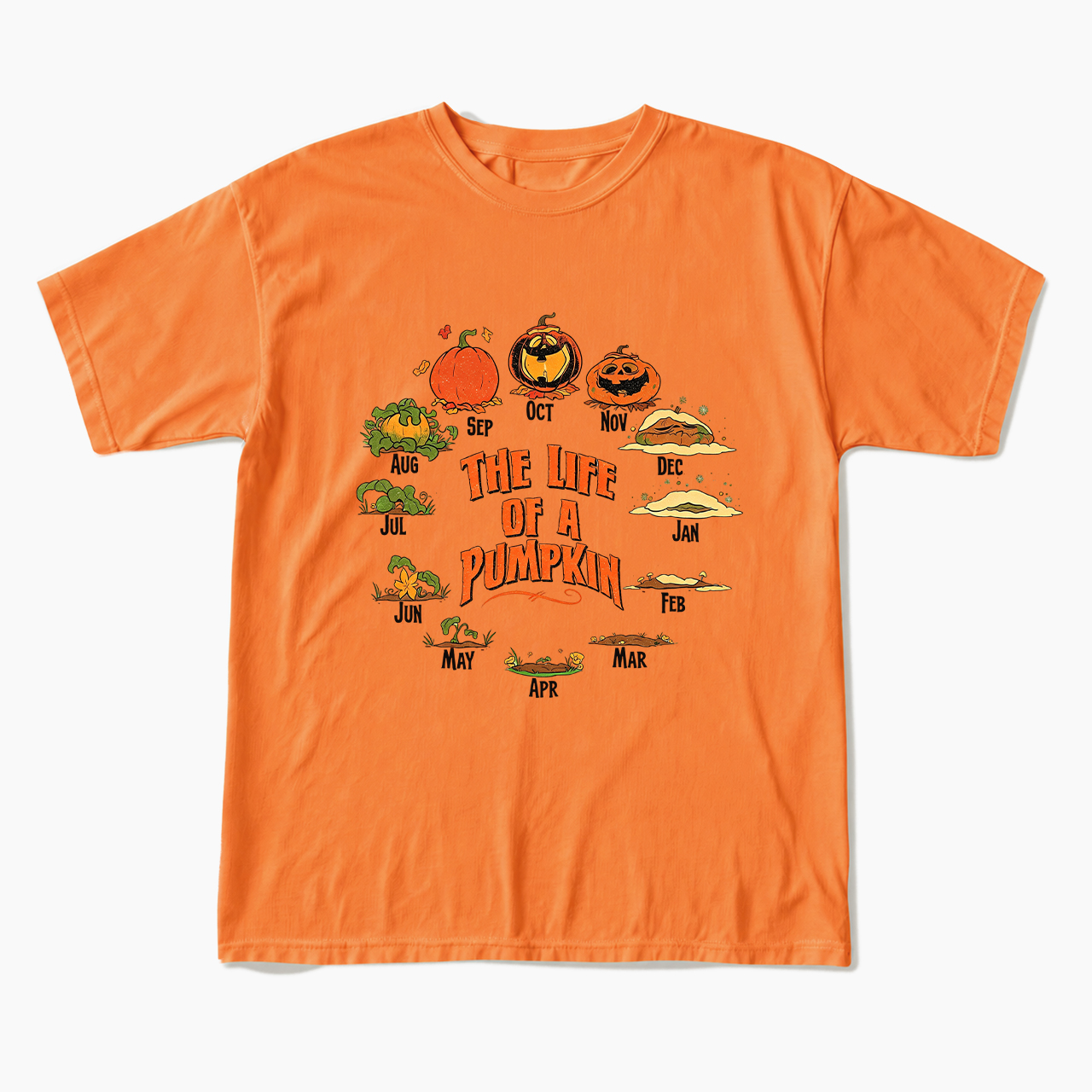 The Life of A Pumpkin Halloween T Shirts
