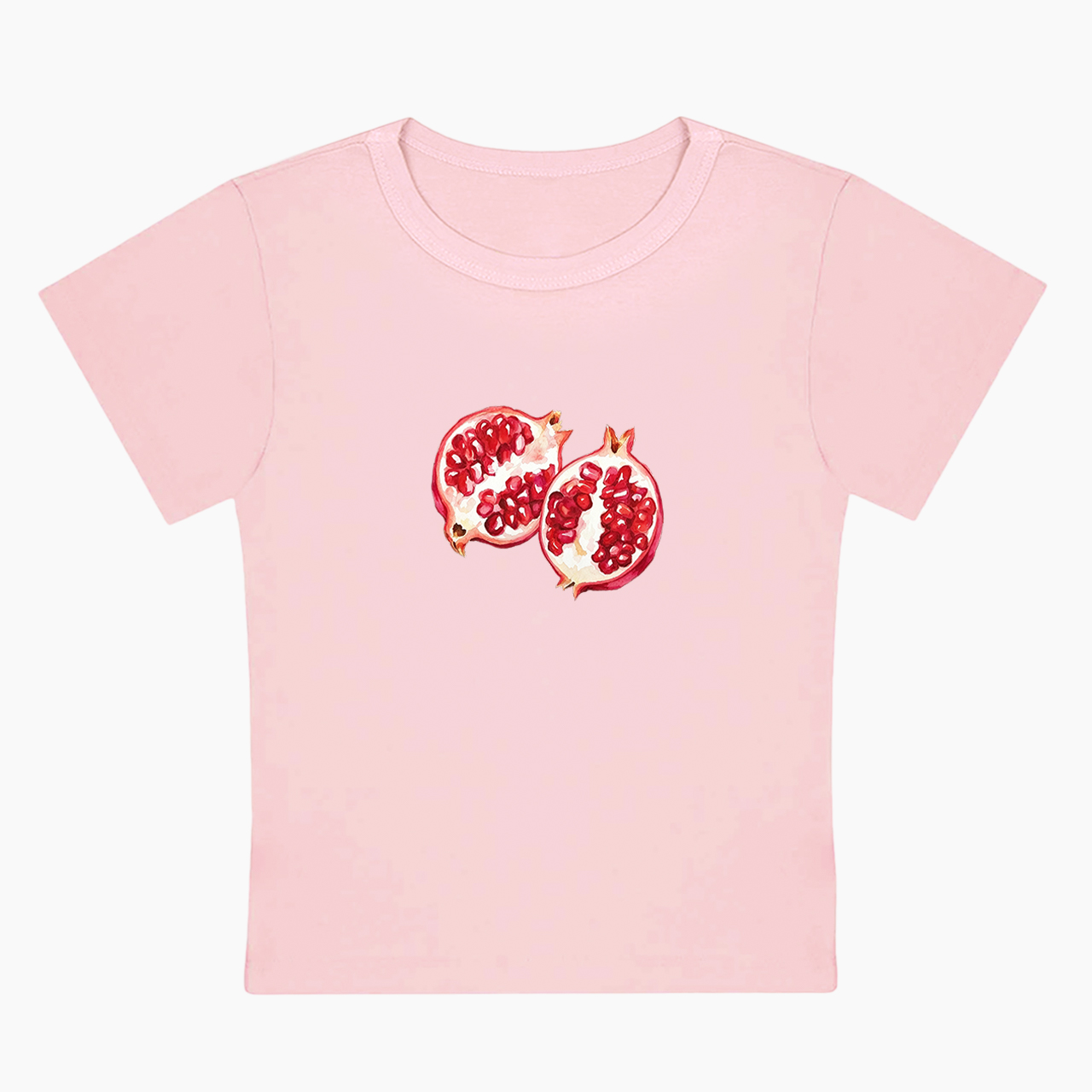 Watercolor Pomegranate Baby Tee