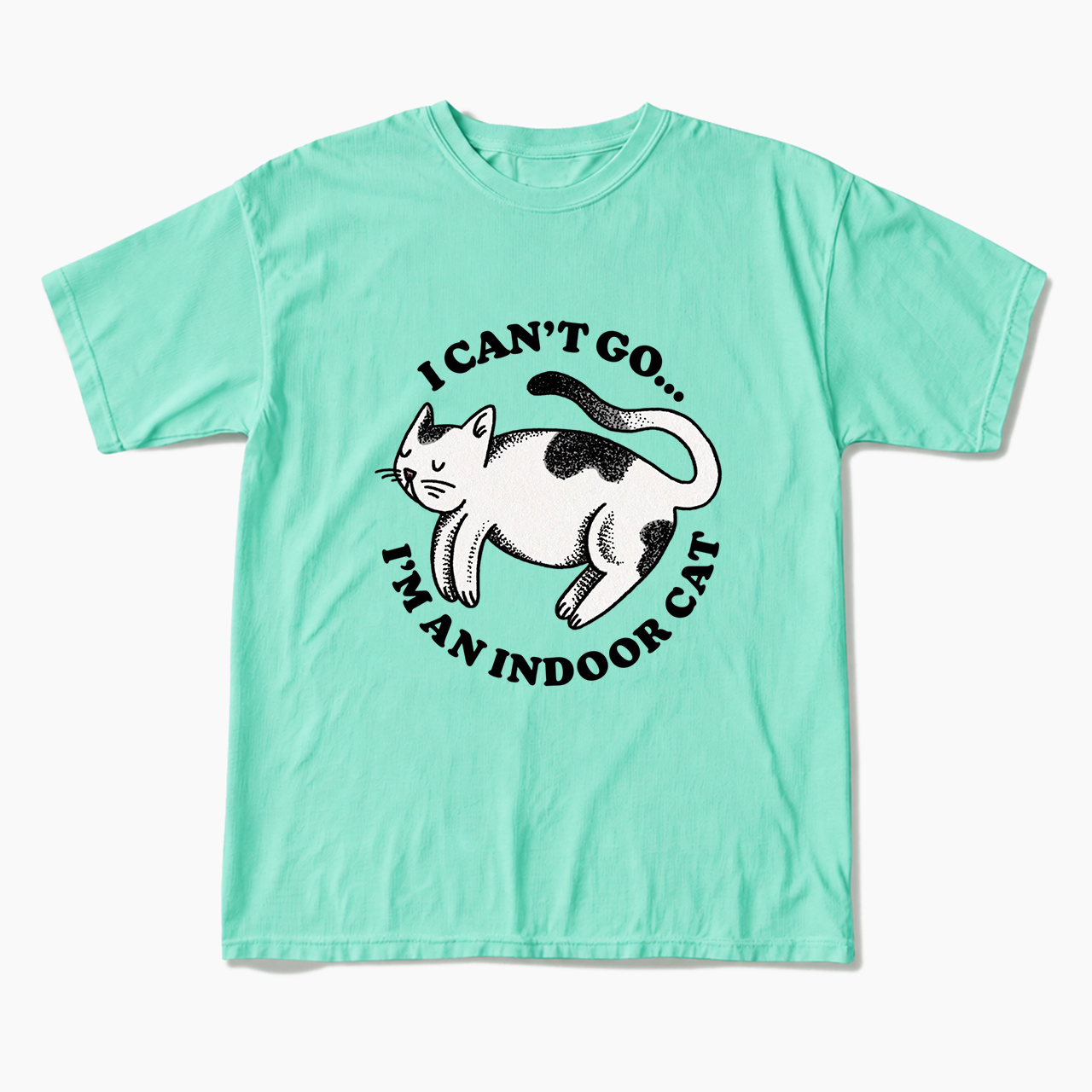 I Can't Go I'm An Indoor Cat T Shirts