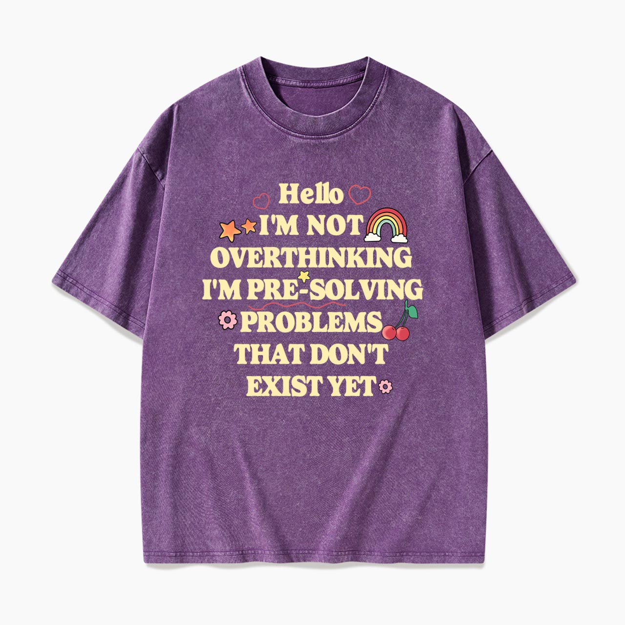 I'm not Overthinking Washed Tees