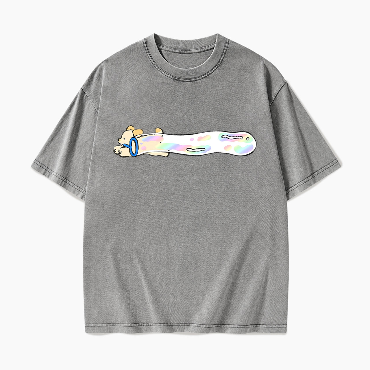 Pastel Bubble Dog Washed Tees