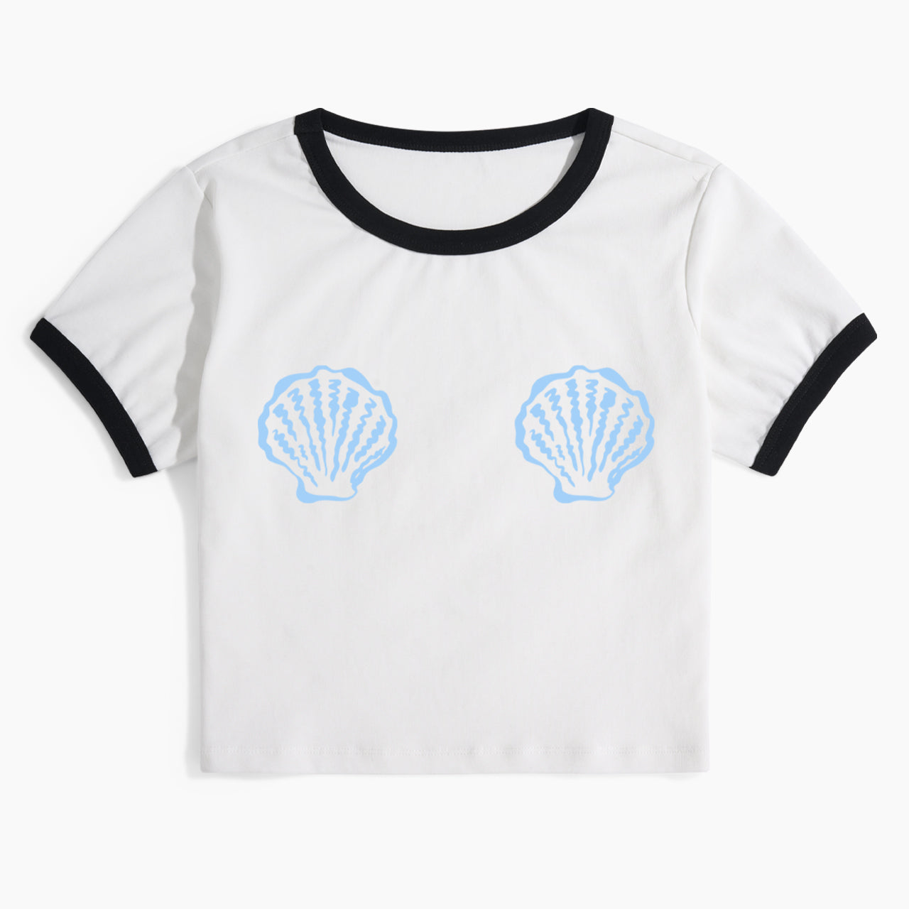 Sunny Seashell Ringer Tee