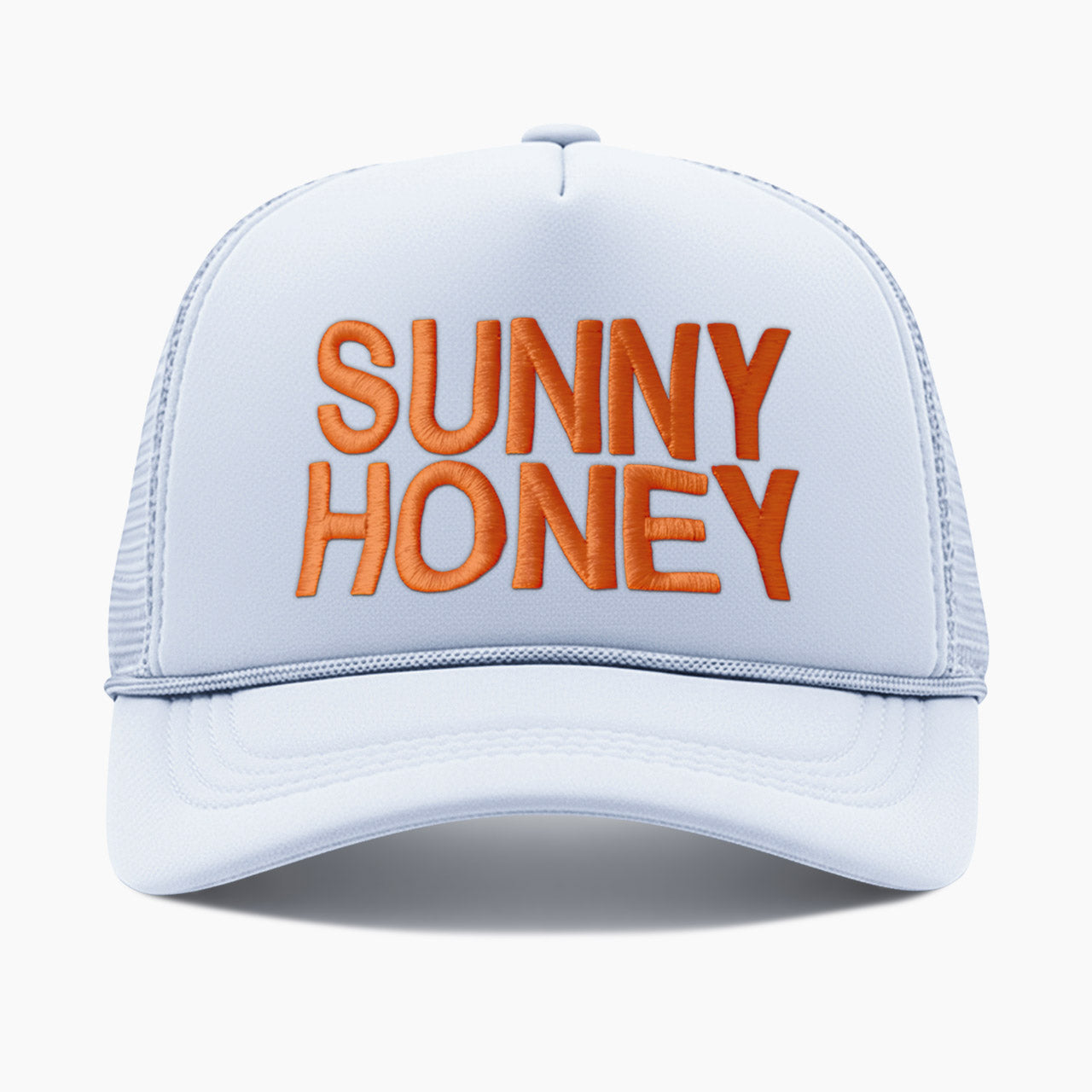 Embroidered Sunny Honey Trucker Hat