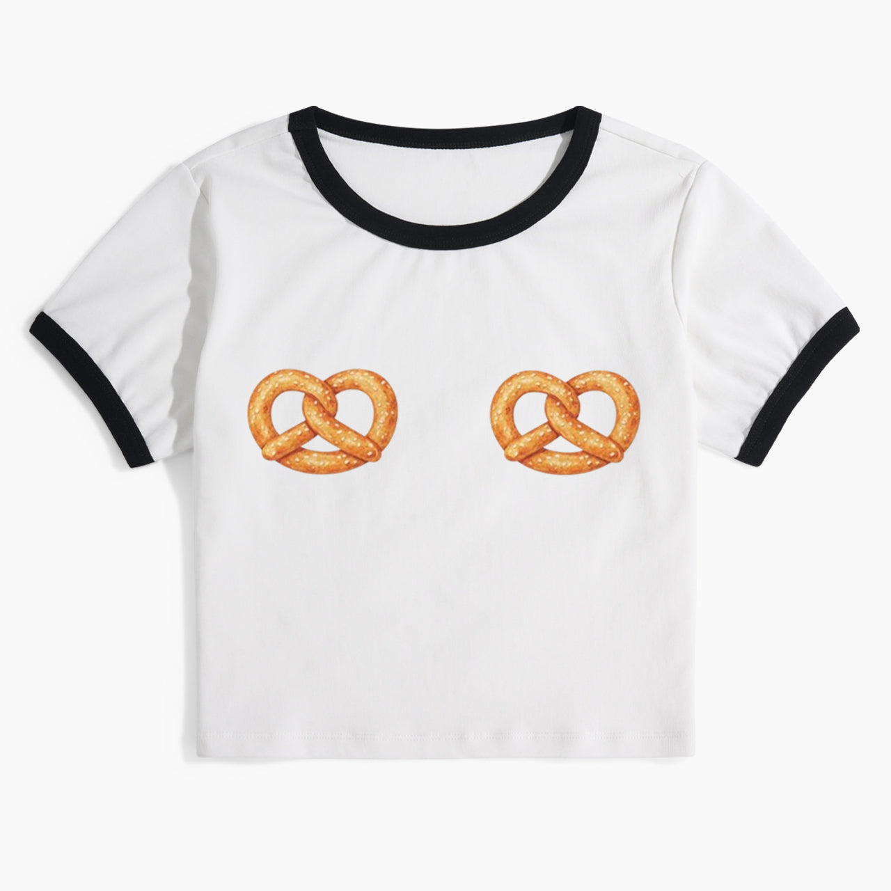 Salty But Sweet Pretzel Ringer Tee