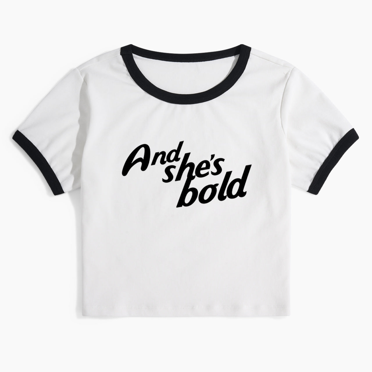 And Shes Bold Ringer Tee