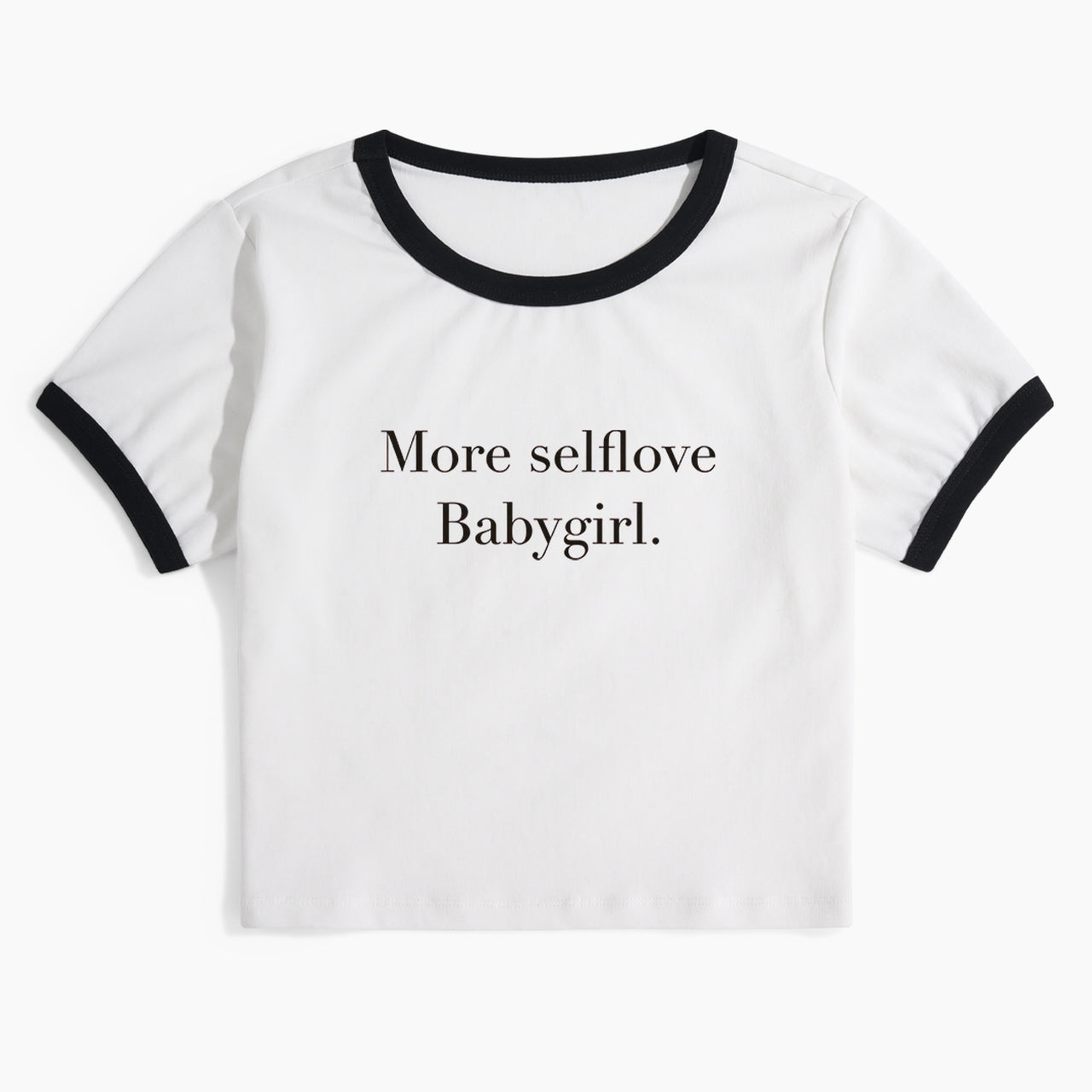 More selflove Babygirl Ringer Tee