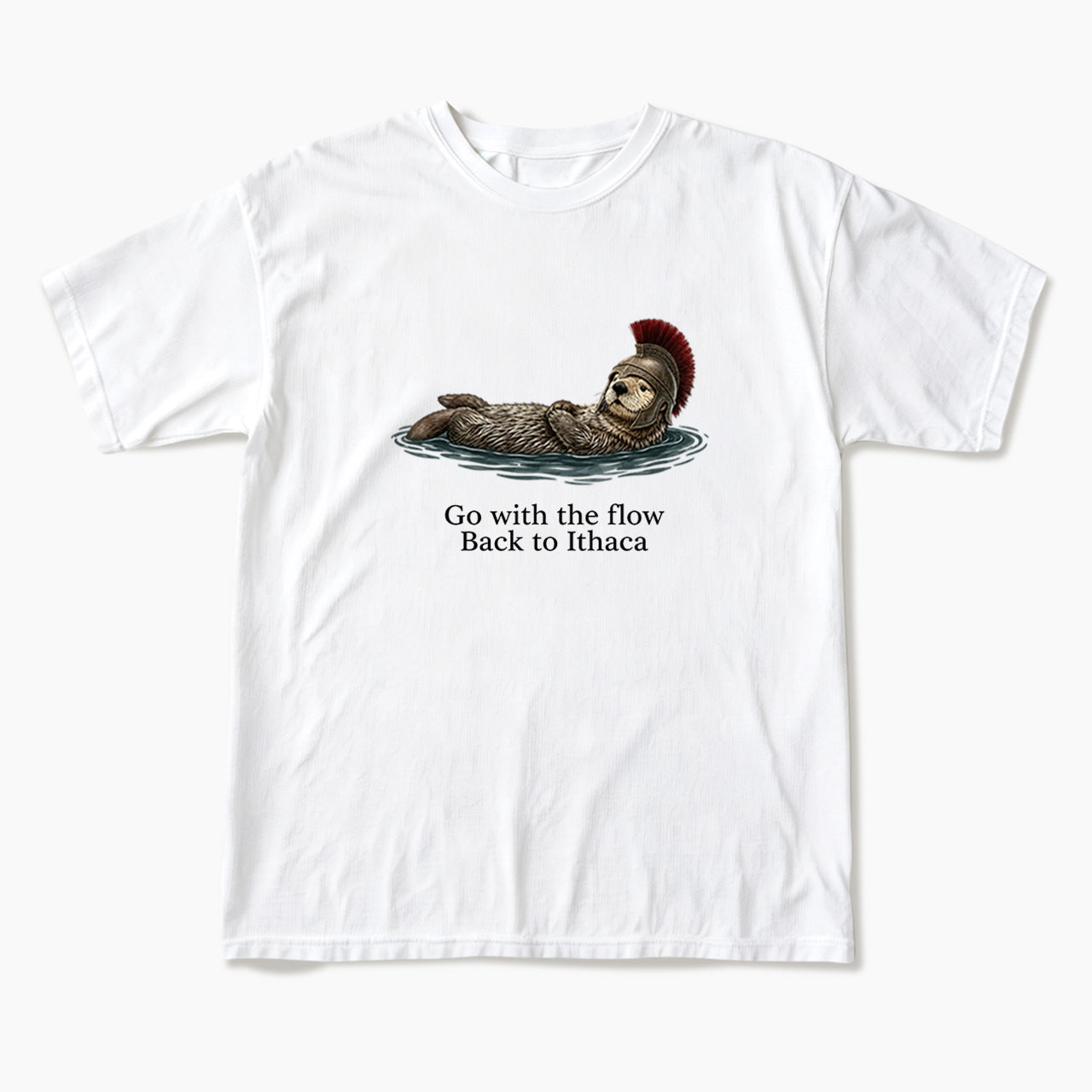 Go With The Flow Back to Ithaca T Shirts