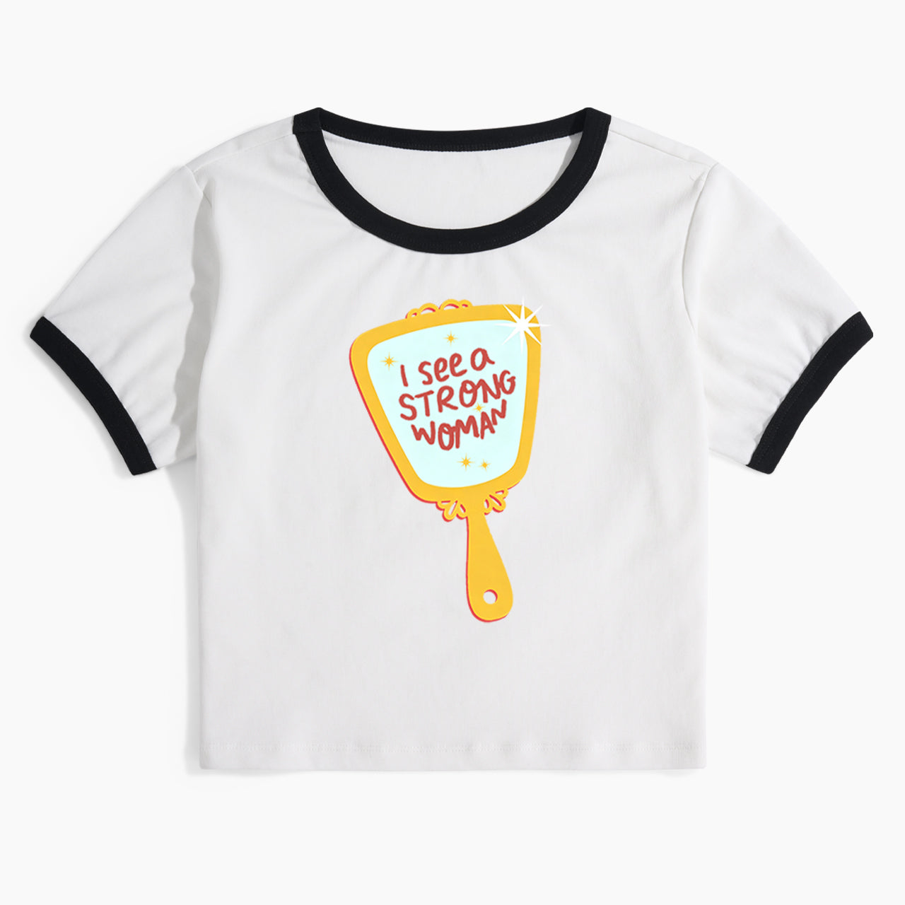 I See a Strong Woman Ringer Tee