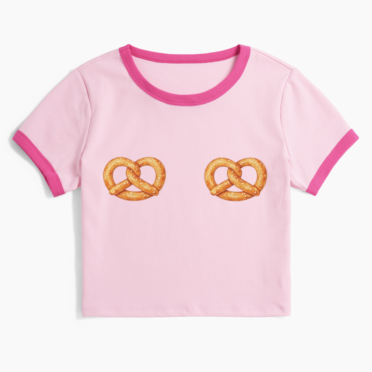 Salty But Sweet Pretzel Ringer Tee