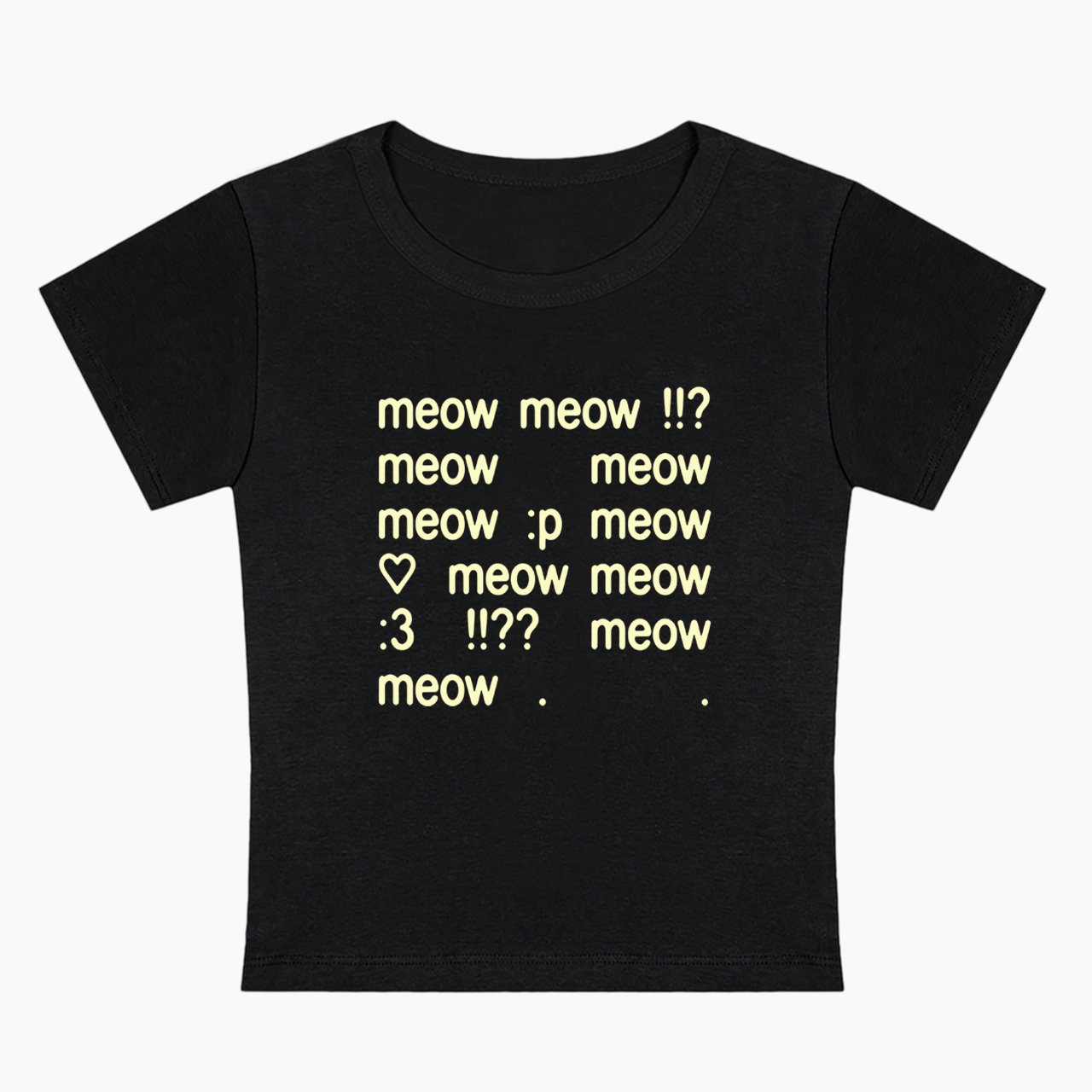 Meow Coquette Kitten Baby Tee